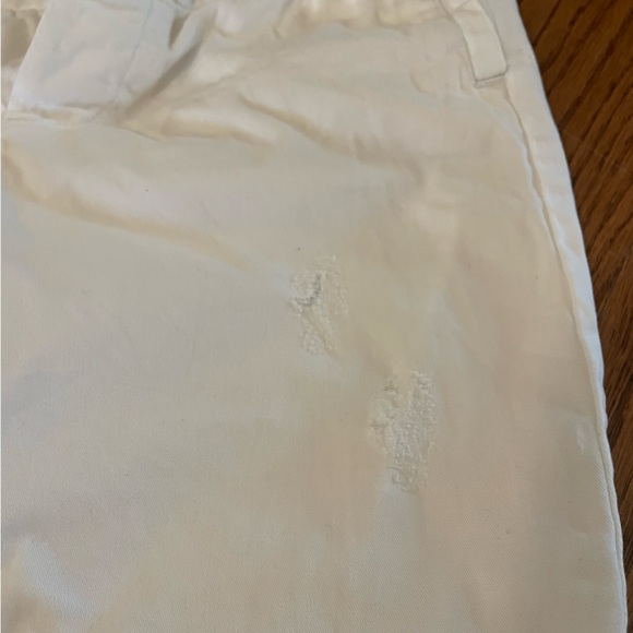 Gap wide leg white chino pants with button fly size 4 - Picture 3 of 5